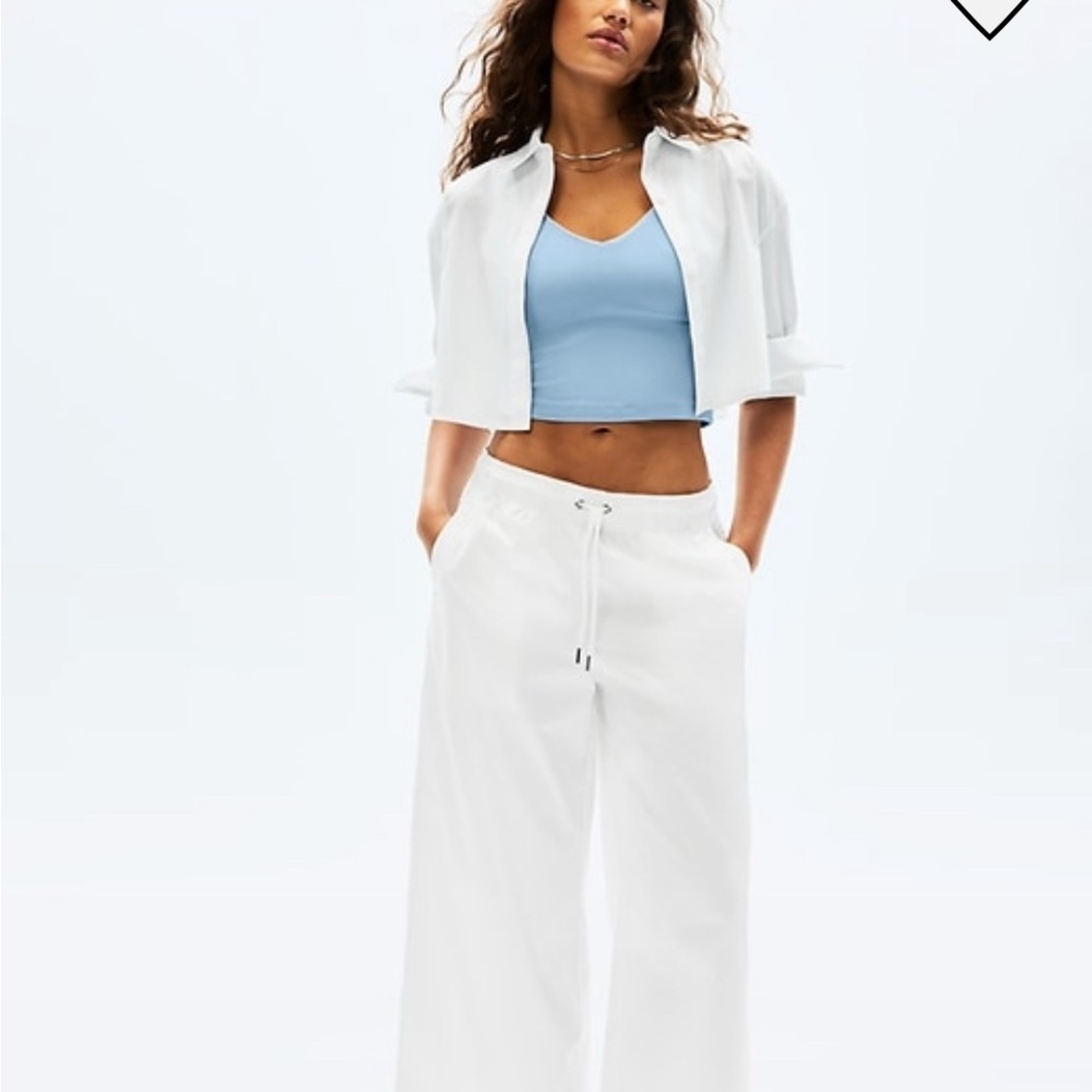 Athleta Brand New w tags Midday Crop Pant Small White
